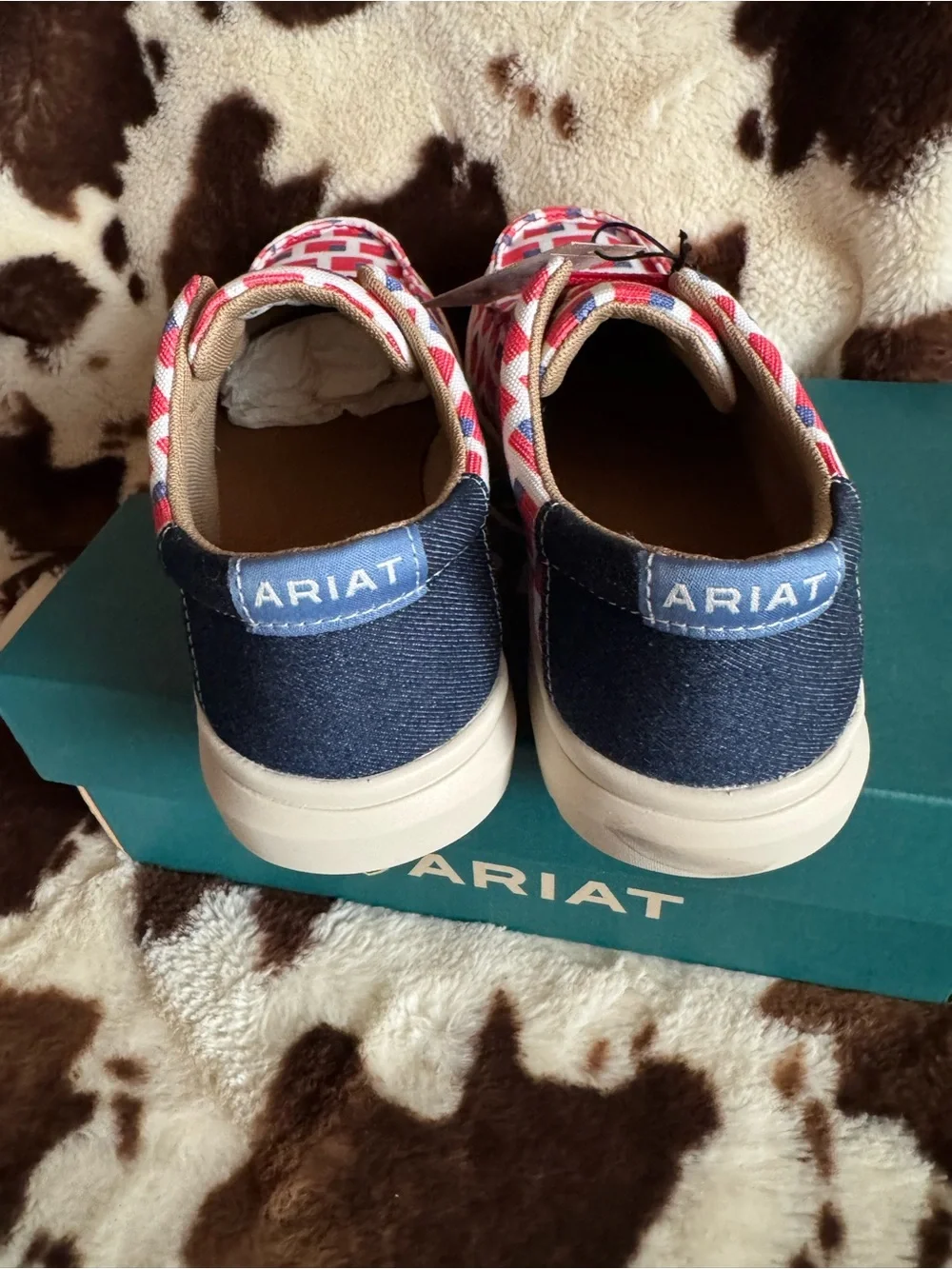 Ariat patriotic flag